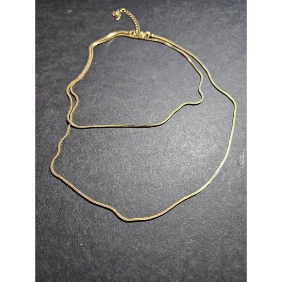 Gold tone looooong necklace - Picture 7 of 10